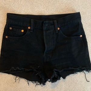 Black Levi Shorts